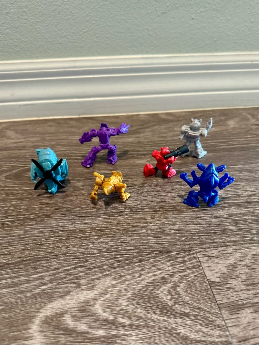 Transformers Tiny Titans mini-figures from Hasbro. Set of 7